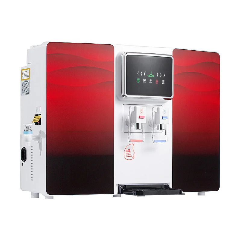 5-stage home ro reverse osmosis water purifier 100 GPD hot and cold purification system wall-mounted filter water purifier