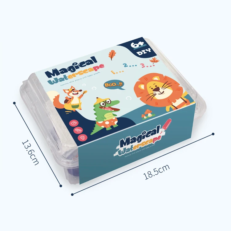 DIY Magical Waterscape kids toy 14 pieces set