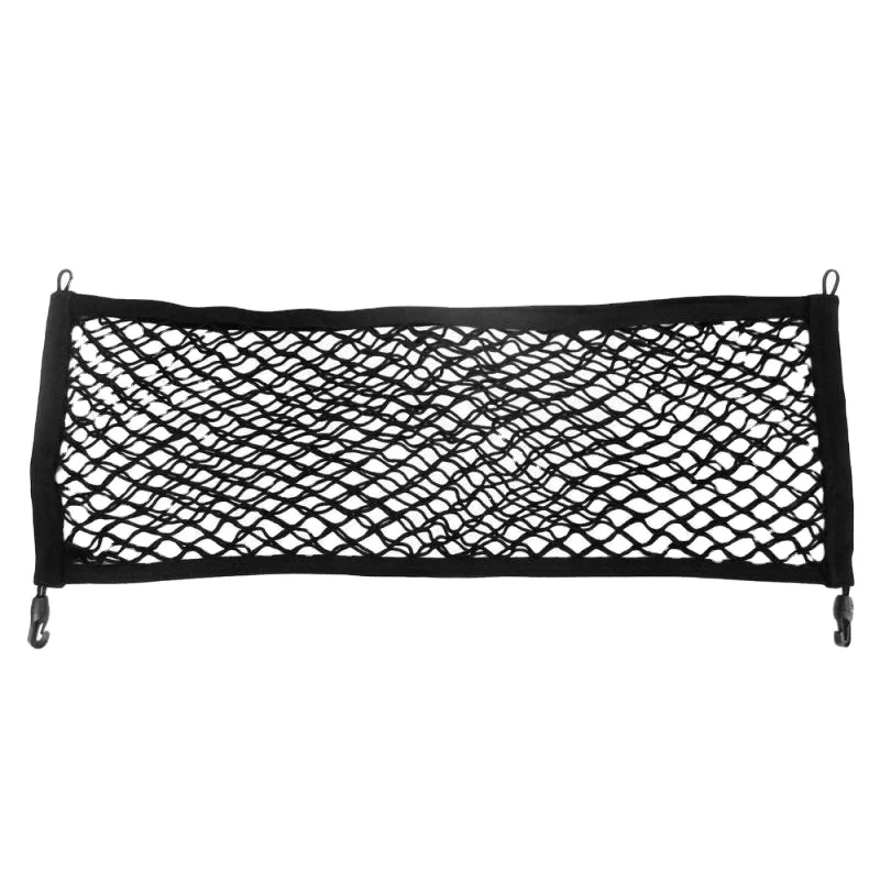 Heavy duty elastic plastic rubber mesh bag trellis cargo netting with hooks