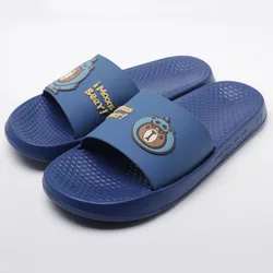 OEM/ODM man casual indoor cheap EVA slides custom logo PVC upper sandals wholesale yezzys slide for mens
