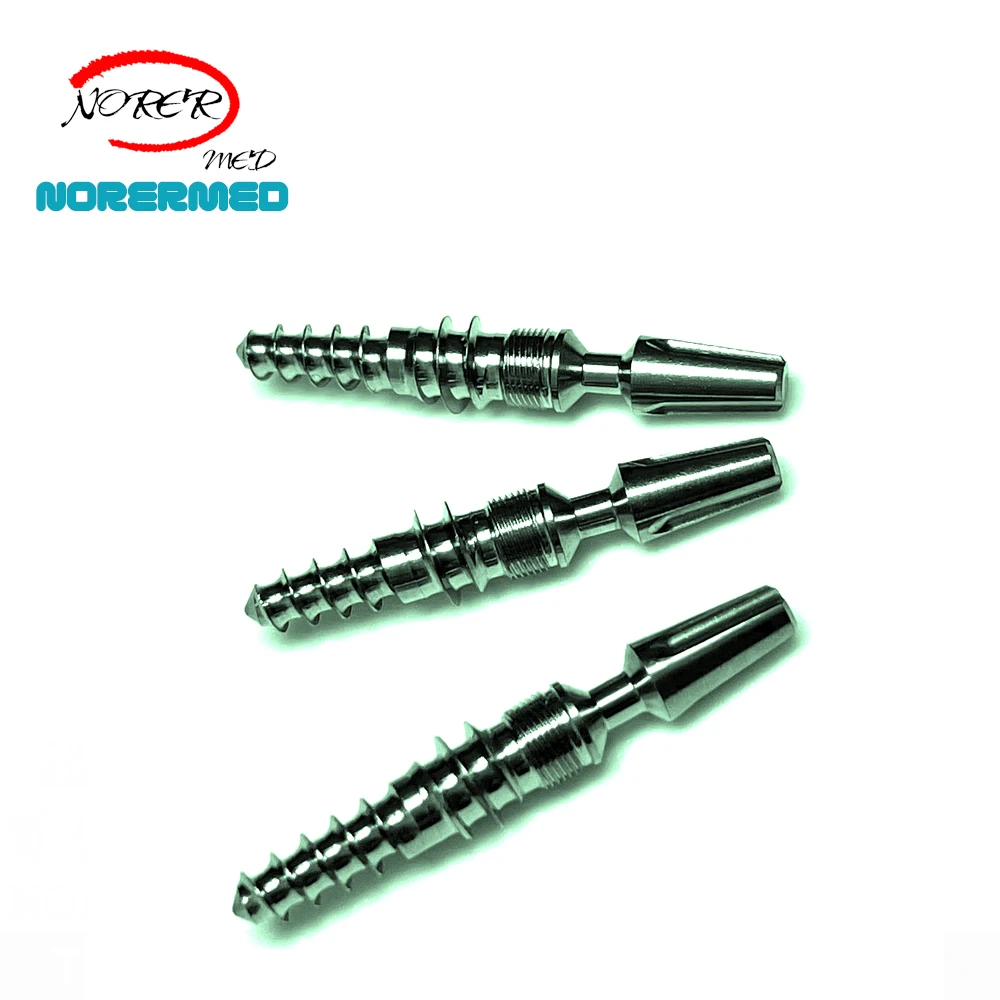 China manufacturer Titanium  Dental  TPG one-piece Implant Screw with Abutment for Dental Implant system