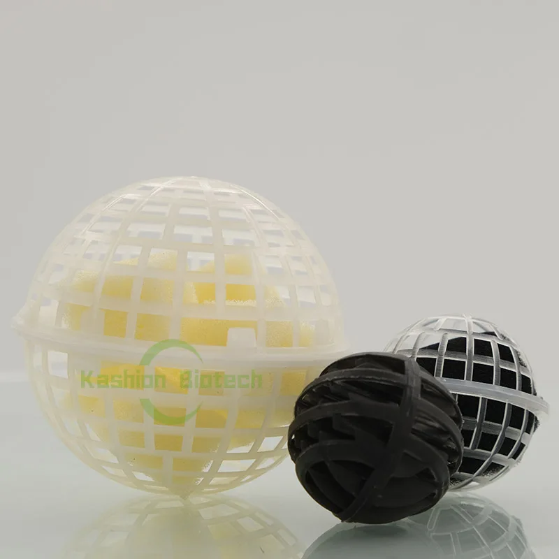 Hot Selling PE Material 80mm 100mm Spherical Bio Ball Filter Supplier