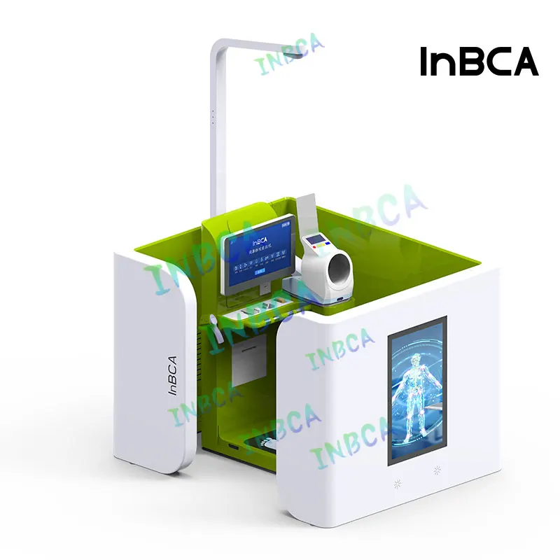 Hospital use  big screen  Intelligent body composition weight height BMI fat health examination health Kiosk