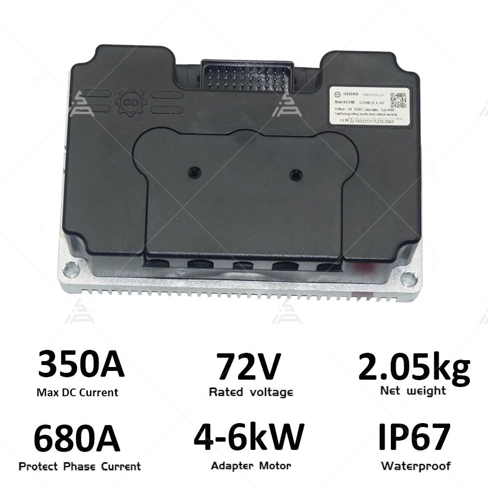 Premium Quality for bldc motor controller 72V 350A Max DC current programable fardriver nd72680 controller dc 350a 5000w-6000w p