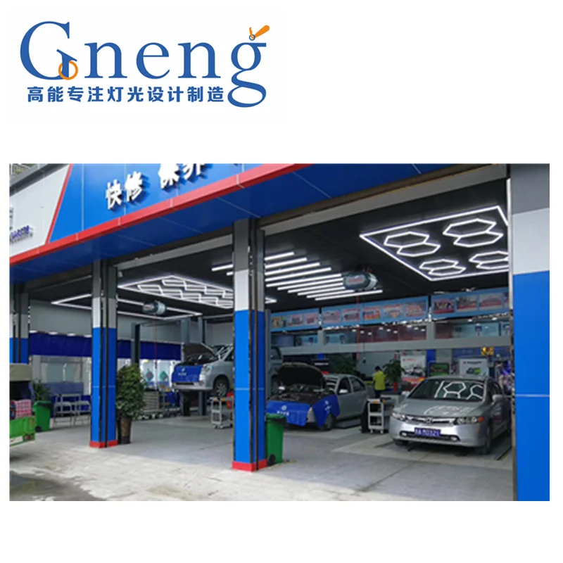 Factory direct sale the hive design LED light for the car care equipement room and workshop