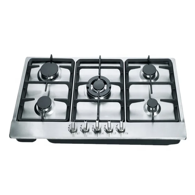 CE Certification Built-in type 5 burner gas stove