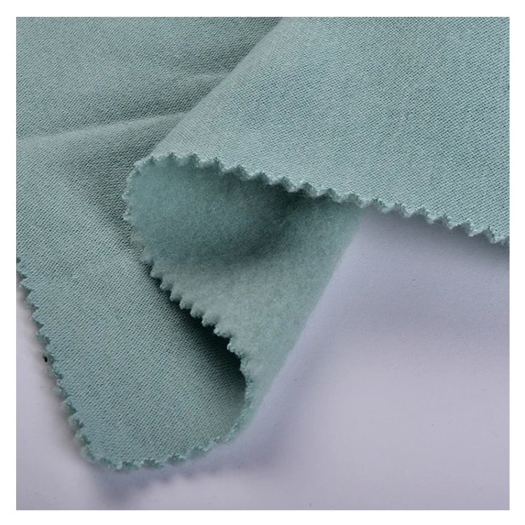 Softy Touch 250gsm Knitting 67%polyester 33%cotton TC Single Brushed Hoodie French Terry Fleece Fabric for Coat,sweatshirt