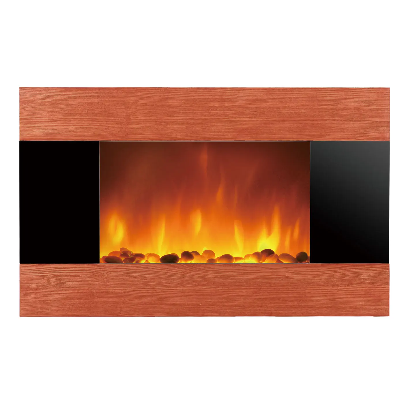 wall mounted led electric fireplace heater