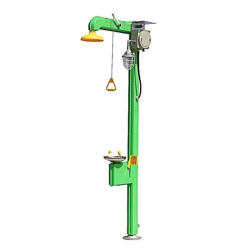 Outdoor Insulated Heat Tracing Safety Eye Wash and Shower Station