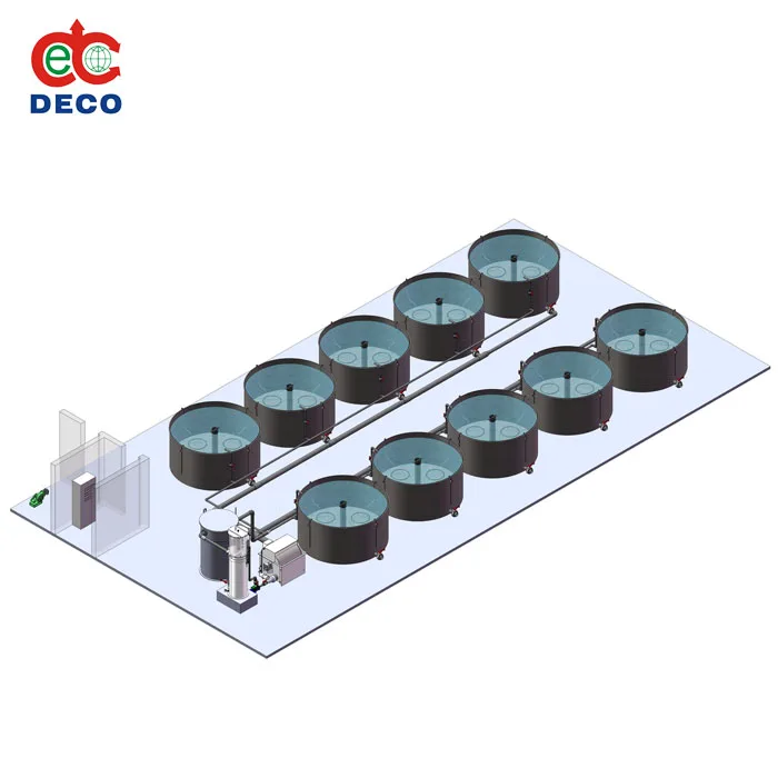 
high density indoor ras full fish grow equipment system, shrimp farm growing system 