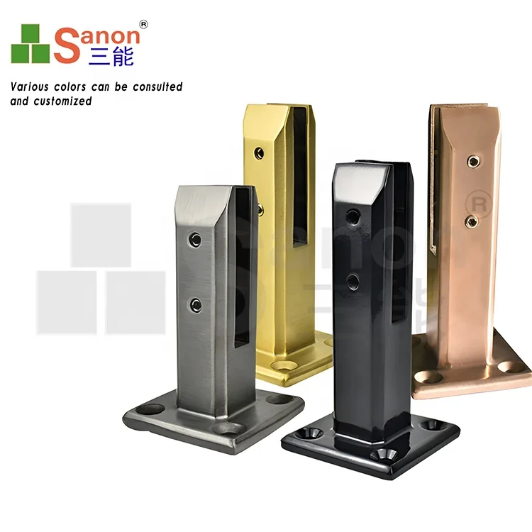 SS316 Cast Balustrade Balcony Rail Stair Swim Pool Fence Stainless Steel Glass Spigot