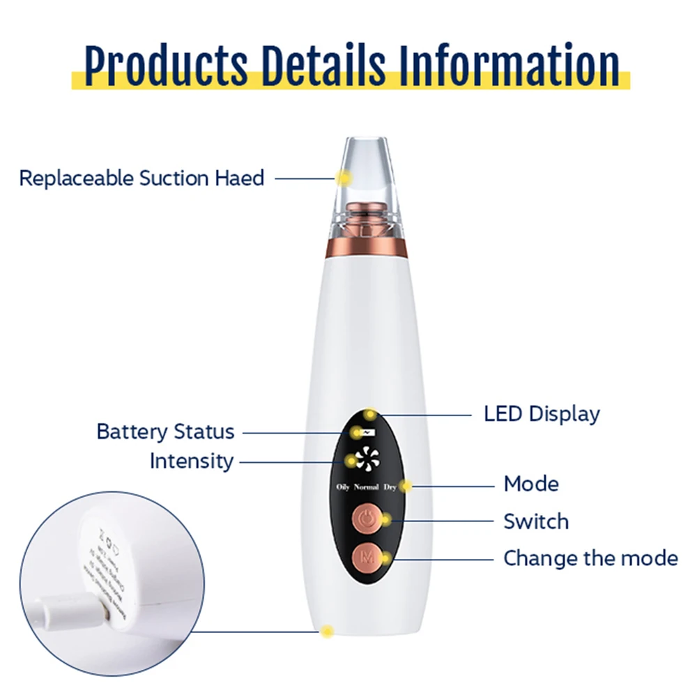 2024 бестселлер средства по уходу за кожей лица средство для удаления угрей электрический пылесос