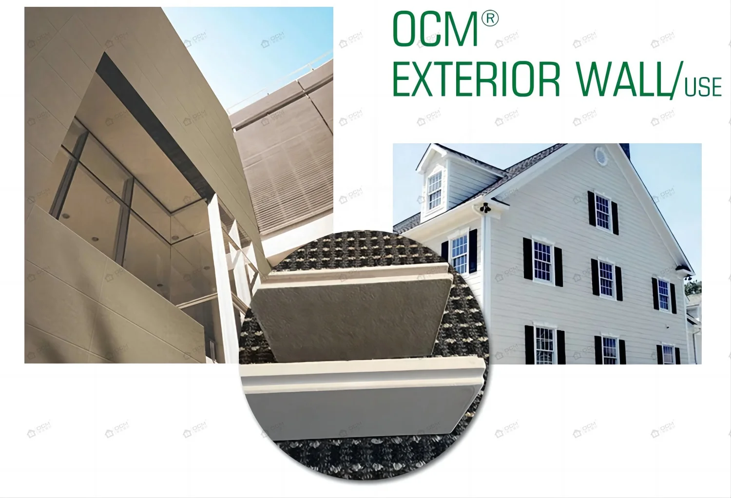 ChinaOCM High Quality Mgo Waterproof Board Wall Panel Magnesium Oxide Wall Board Mgo Board