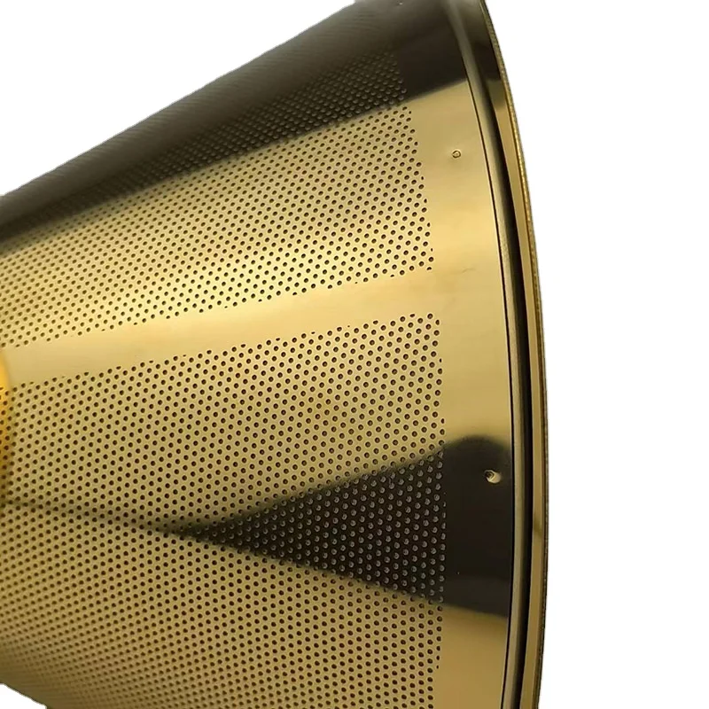 Paperless Cone Coffee Strainer Stainless Steel Coffee Filters Dripper With Removable Cup Stand