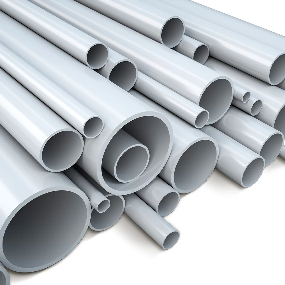 U-PVC труба ASTM D1785 Sch40 или Sch 80 1/2 '-6' из ПВХ со скошенным концом