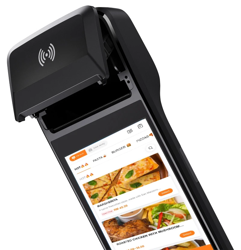 58mm Thermal Receipt Printer Cash Register barcode Scanner Handheld Mobile Android Pos Terminal Machine pos machine pos systems