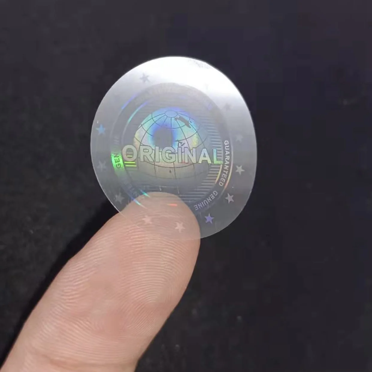 Customized holographic hologram sticker roll/warranty void if removed sticker/void security sticker seal void sticker paper