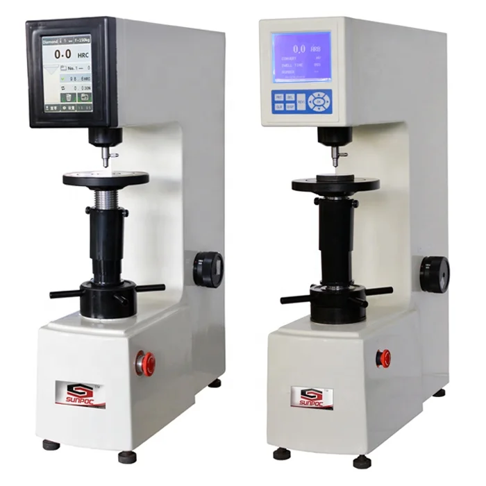 Hardness tester metal touch screen manual rockwell hardness tester with built-in printer