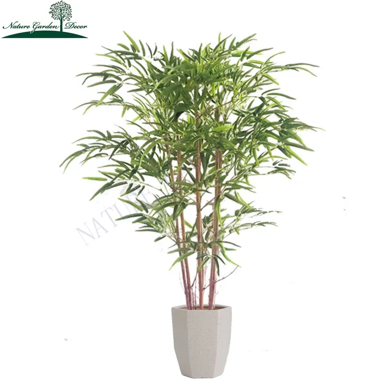 Amazon Hotsale Office Home Decor Fake Bonsai Tree Artificial Lucky Bamboo Plant Nursery