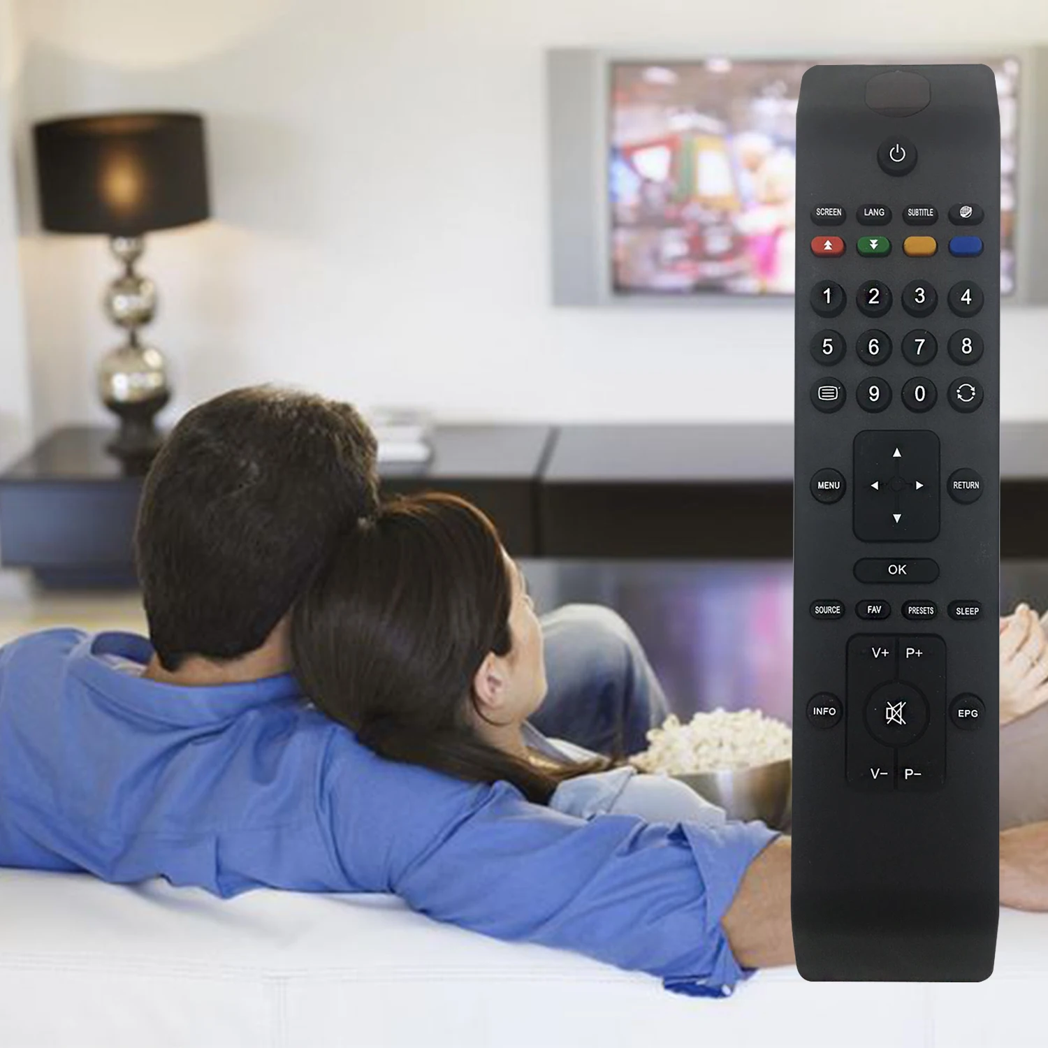 Universal RC3902 TV Remote Control Smart Remote Controller Replacement Fit for Sharp  Europe market