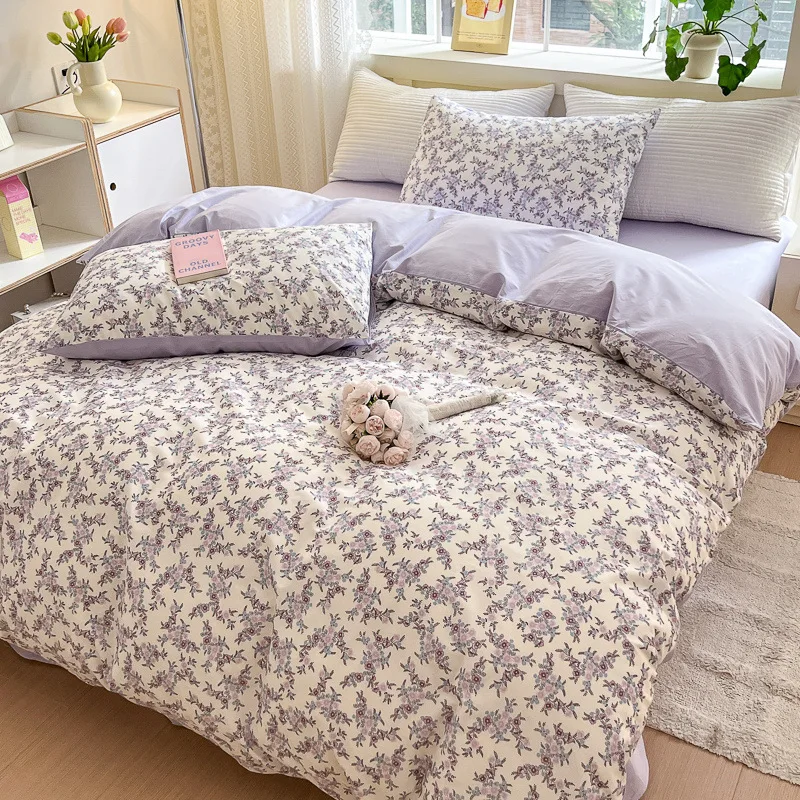wholesale cotton bedding set pure cotton bed sheets king size bedding set bedding sets 4 pieces