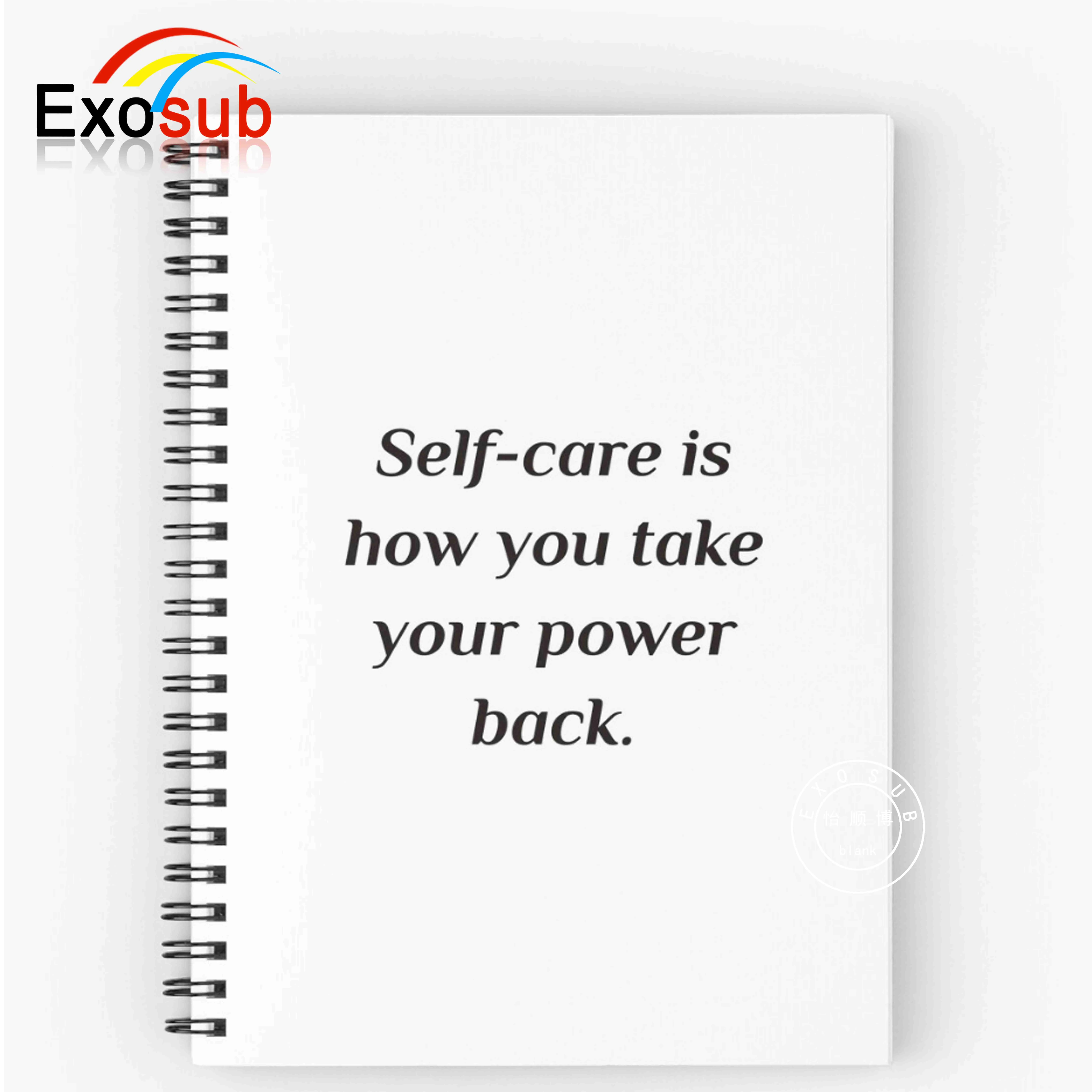 Dye sublimation blank heat transfer 8x11inches spiral planner