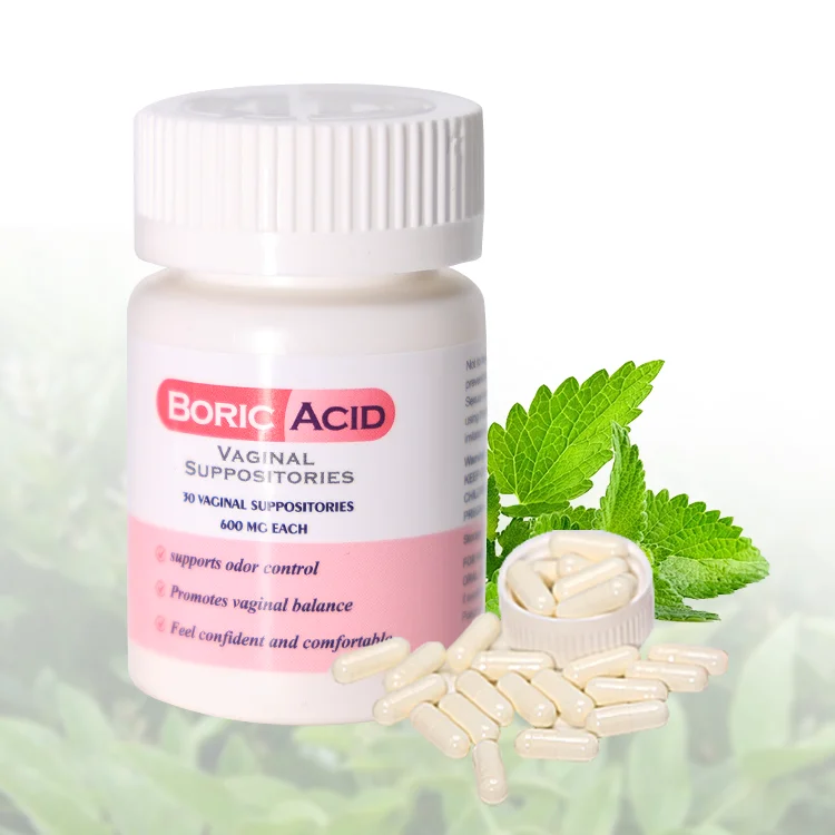 Feminine Vaginal Cleaning Private Label Women Boric Acid Powder White Yoni Pops For Odorless Vaginal