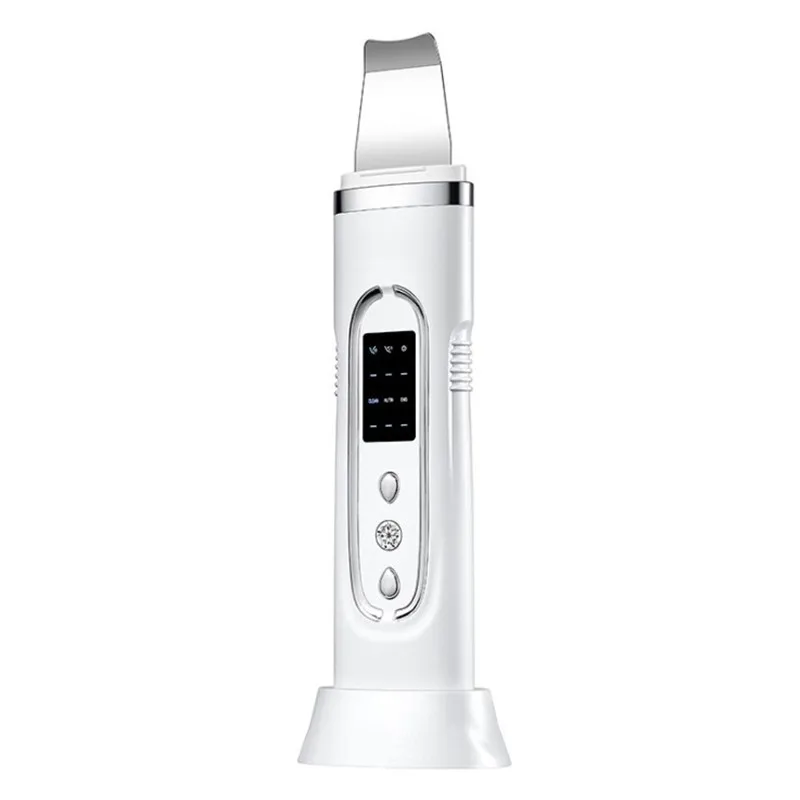 Newest Style Face Cleansing & Beauty Blackhead Removal Peeling Ultrasonic Skin Scrubber Shovel with Screen