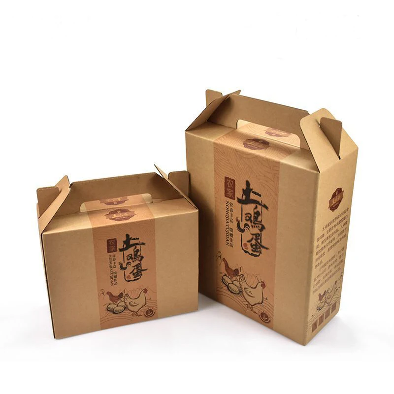 Custom good quality packaging quail egg corrugated paper boxes custom folding corrugated shipping paper box