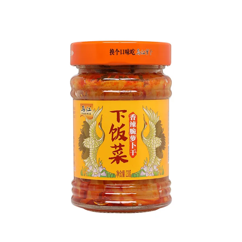Wujiang Fuling High Quality Pickle Spicy Dried Turnip Snack Special Appetizer Chinese Old Crock Mustard Pickle Good Tastes Old