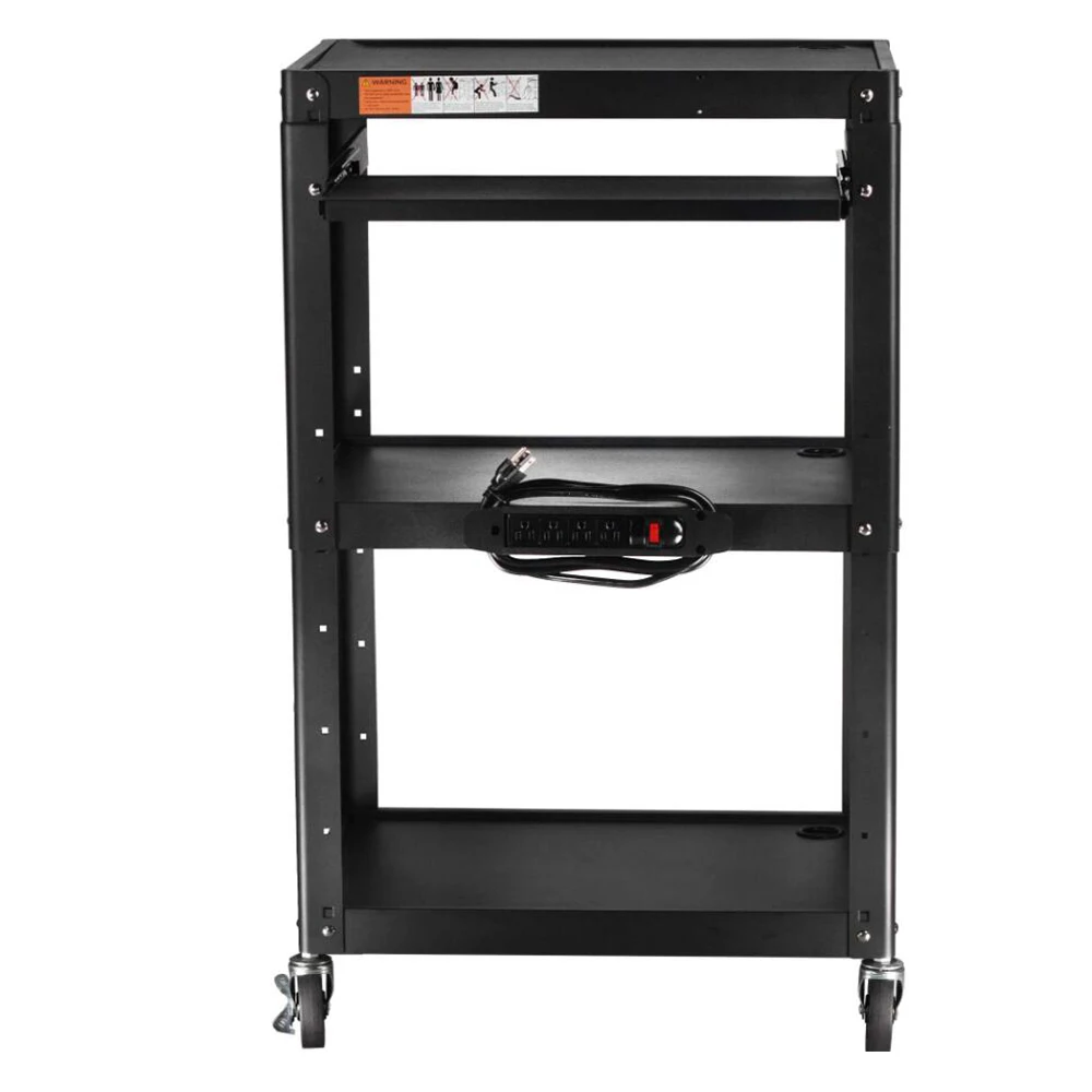 Metal Projector Cart For Laptop Charging