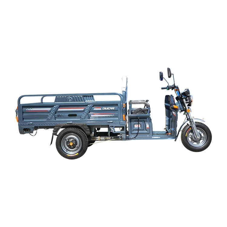 2020 Chinese New Greyish green tricycle 3 wheel Electric truck for cargo