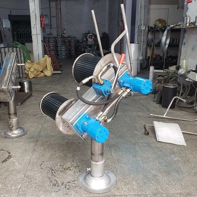 Factory production in China 12v24v Fishing Boat 304 Stainless Steel Net Drawing Machine Winch Small Winch