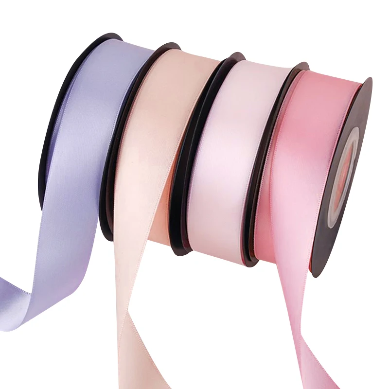 Factory customization 4cm Rose Flower Wedding Color Flowers Gift Cake Wrapping Ribbon Ribbon Wholesale