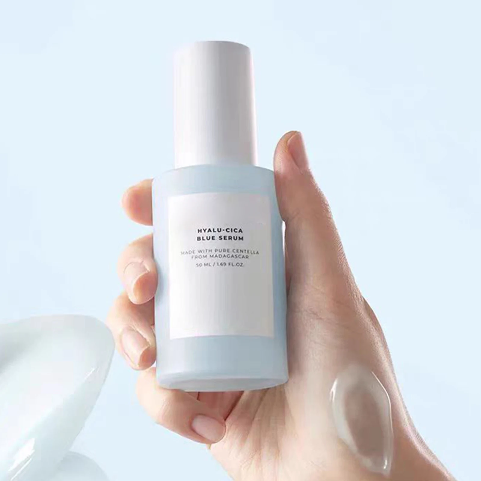 50ml Korea Skin Care 1004 Hyalu Cica Blue Serum Cica Niacinamide Hydrating Refreshing Facial Serum
