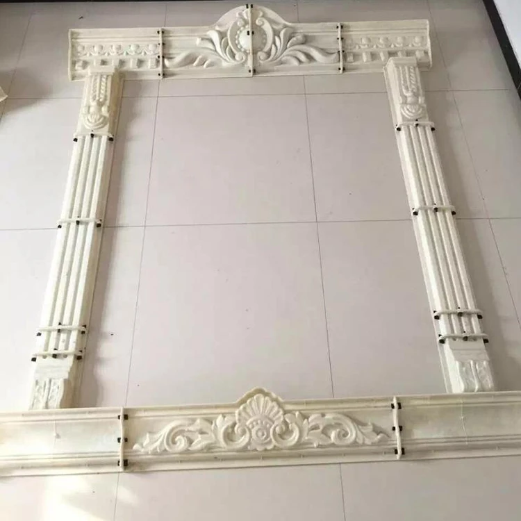 concrete decorative plastic window frame mold