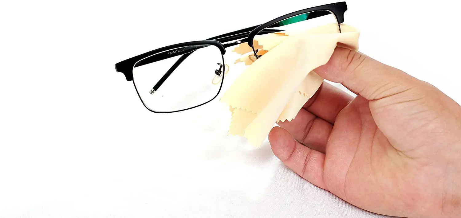Hot sale In stock multi color size premium microfiber eye glasses cleaning cloth