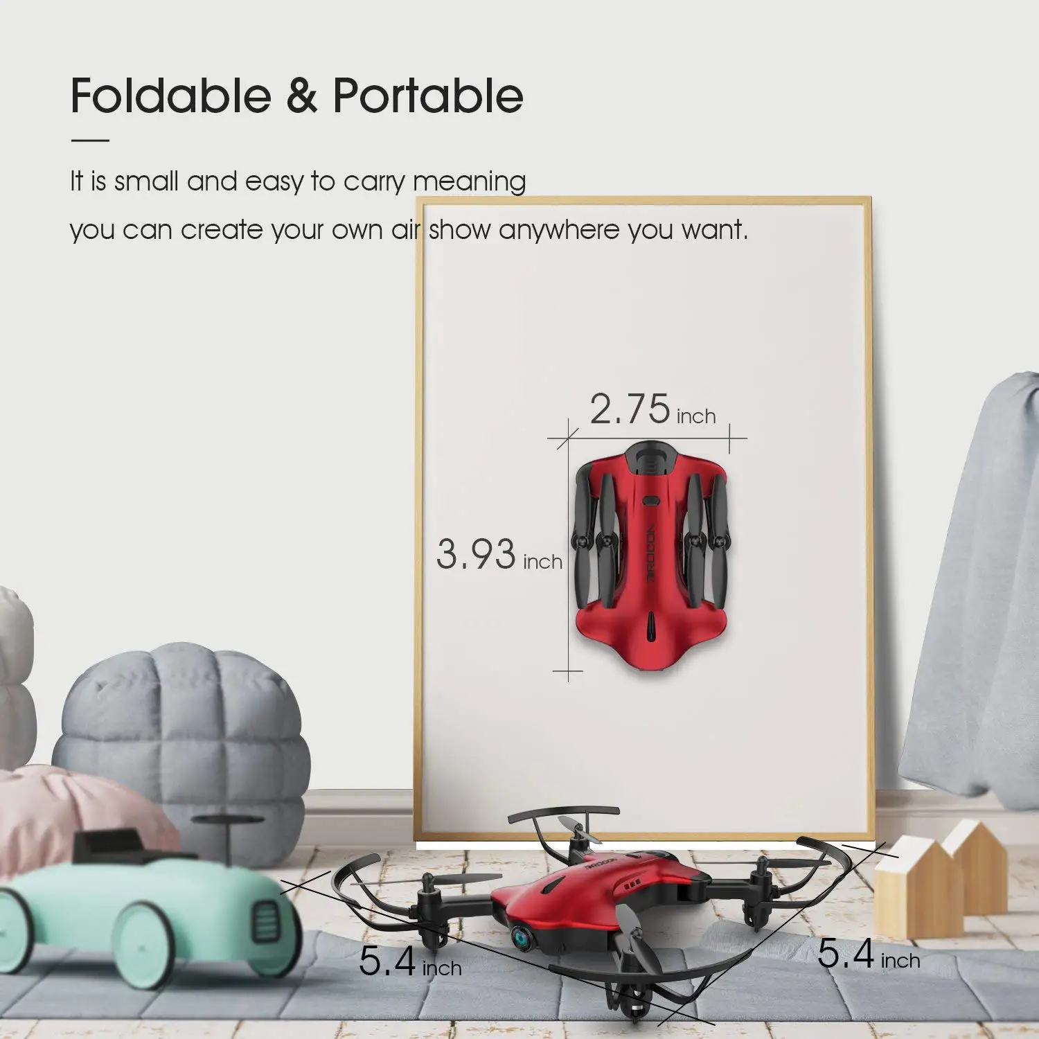 Drocon HD cam drone mini with camera quadcopter for Kids