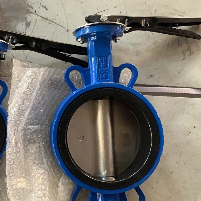 4 inch 6 inch 8 inch 10 inch 300mm ductile iron manual wafer butterfly valve