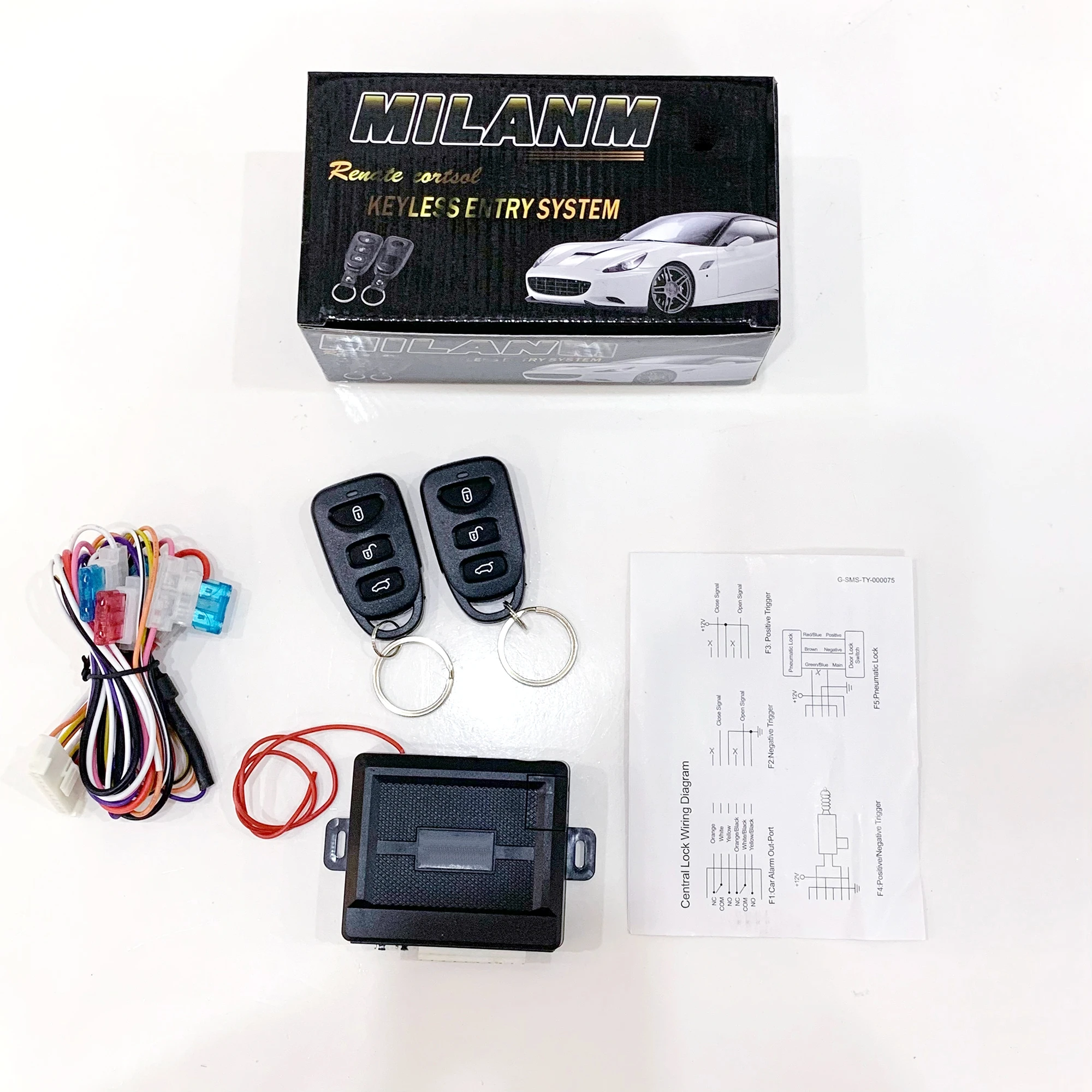 2022 car keyless entry system car alarm one way BCS-296