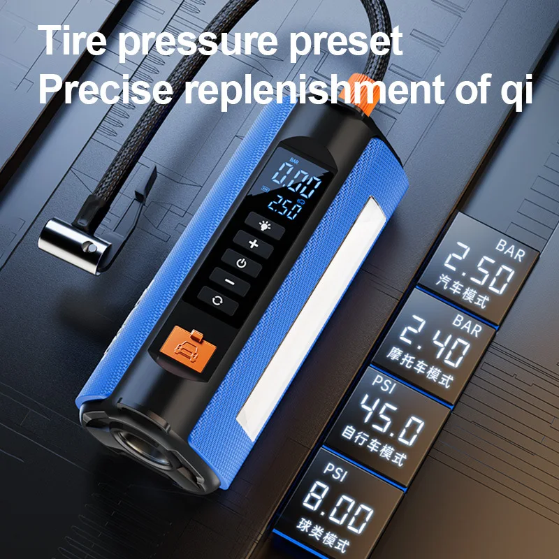 12V Portable Jump Starter And Air Compressor 10000mah Car Jump Starter Power Bank Peak 1500A Auto Jump Starter