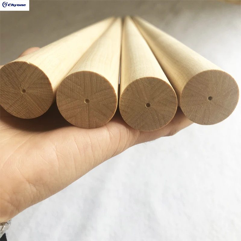 Chyone half-finished 12pcs hard maple wood laminated shaft for carom cue pool cue