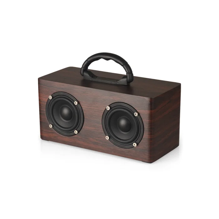 Hi Fi bluetooths wireless wooden speaker