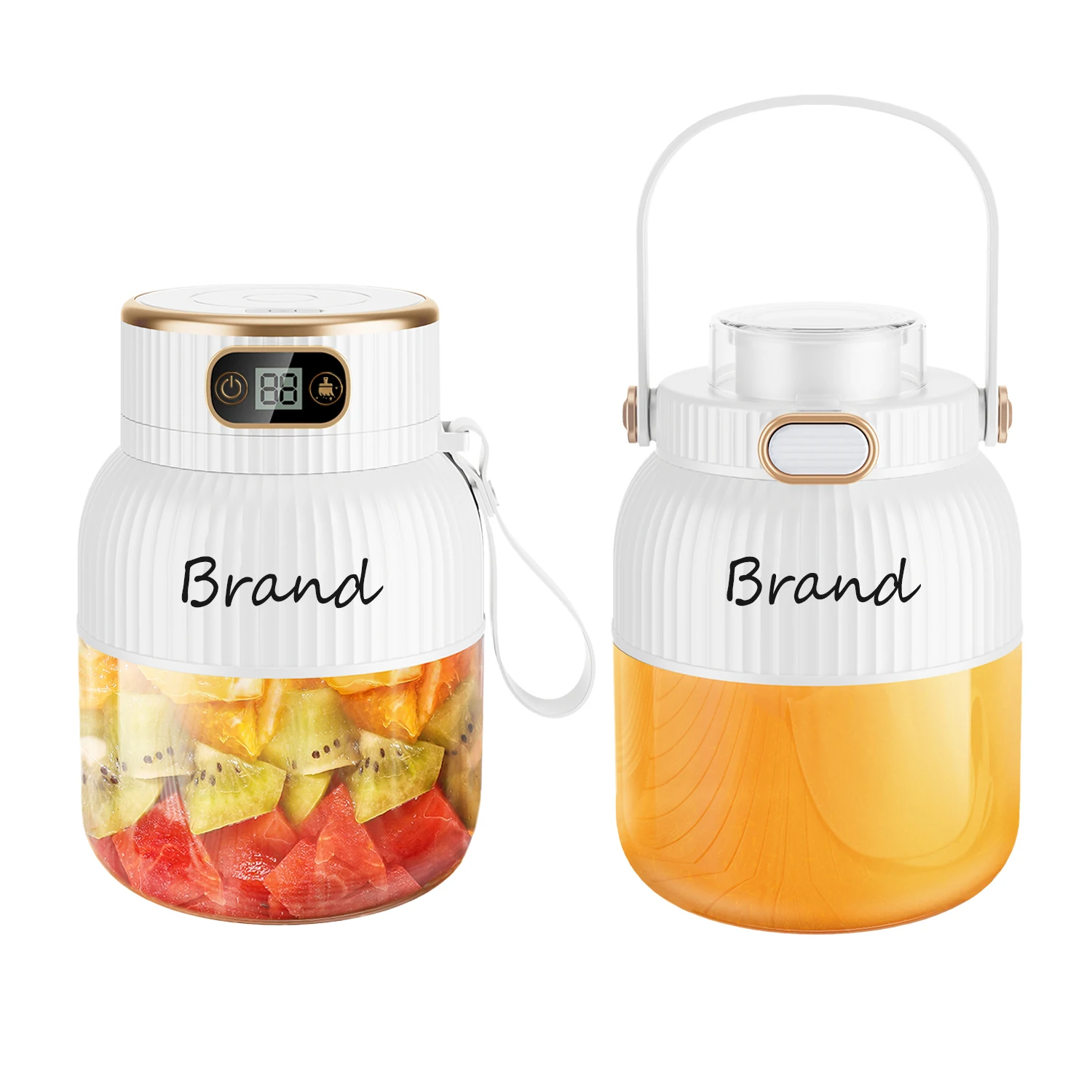 Fruit Juicer Cup USB Rechargeable Chopper Portable Mini Milkshake Blender Smoothie Mixer Citrus Lemon Juice Extractor