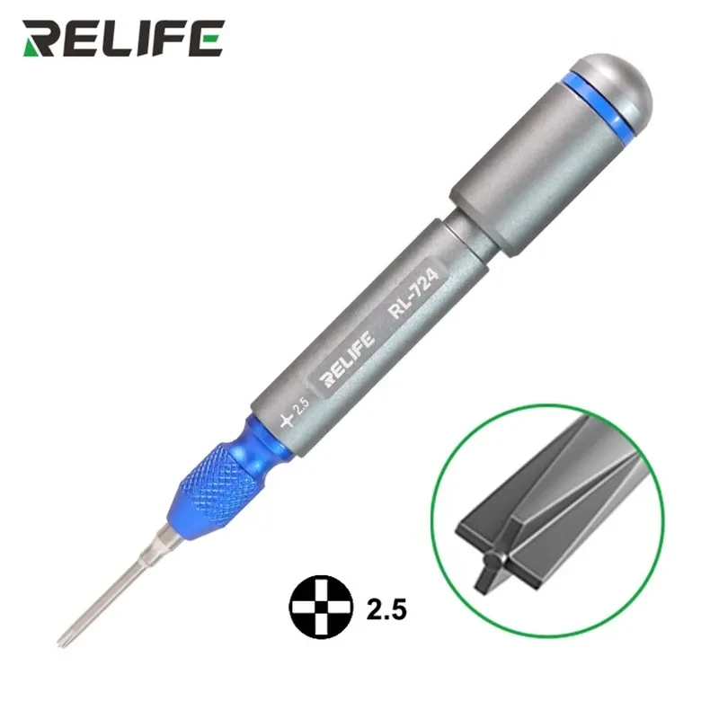 RELIFE RL-724 High-Precision Torque Screwdriver Extra Hard S2 Steel Bit Anti-skid Design For Mobile Phone Tablet Computer Repair