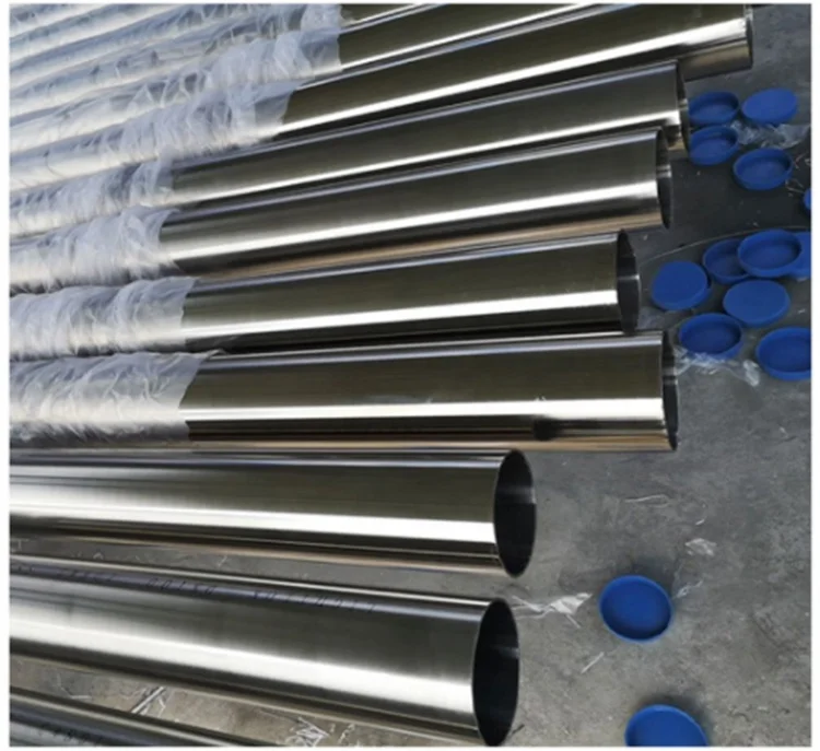 316 stainless steel pipe machinery manufacturing brushed mirror round pipe cutting