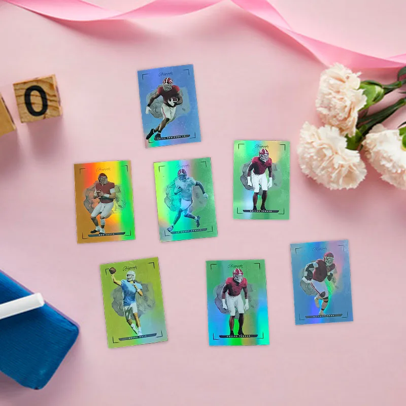 Custom Print Genuine Graded Collectible Sport Playing Cards Premium Football Booster Packaging