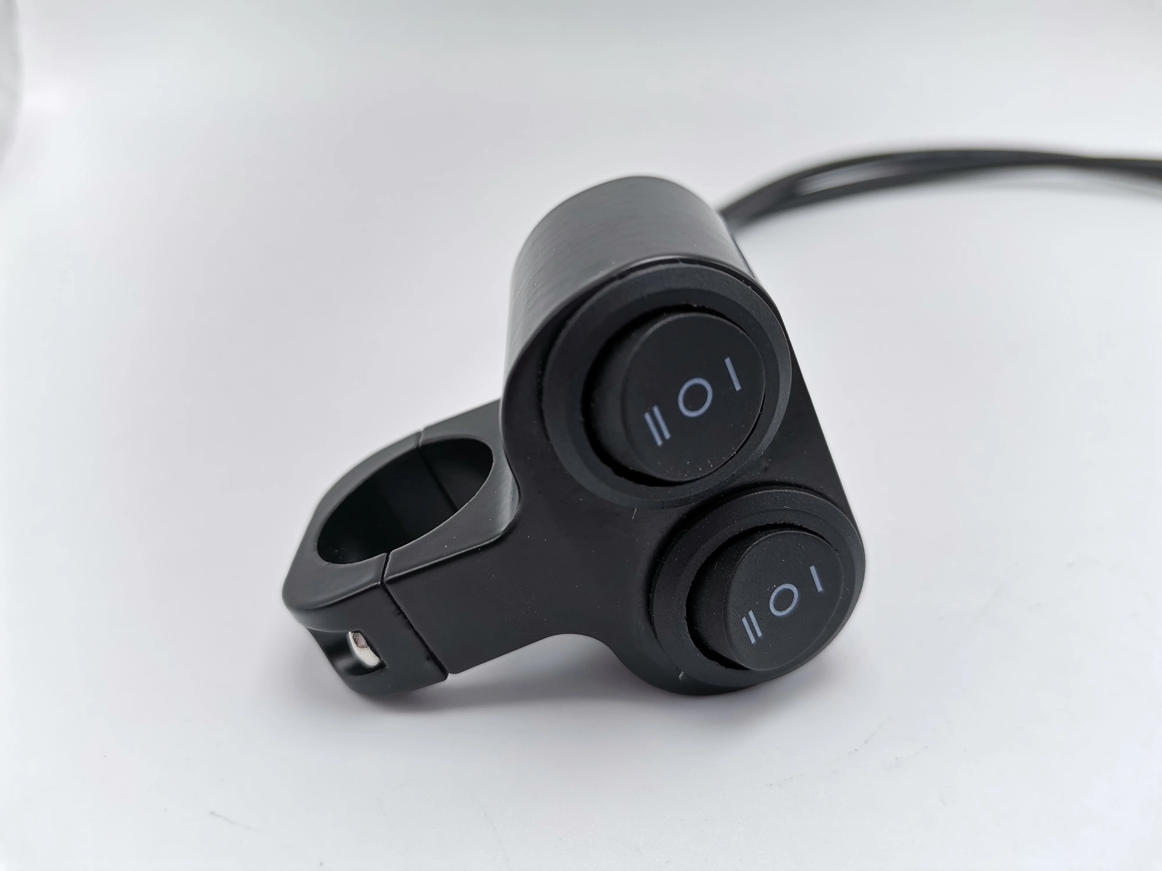 Universial CNC aluminium on-off double button 12V 10A grip light motorcycle handlebar switch