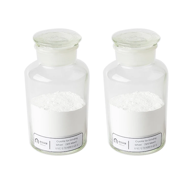 high purity white powder raw material Cryolite for Grinding Wheel