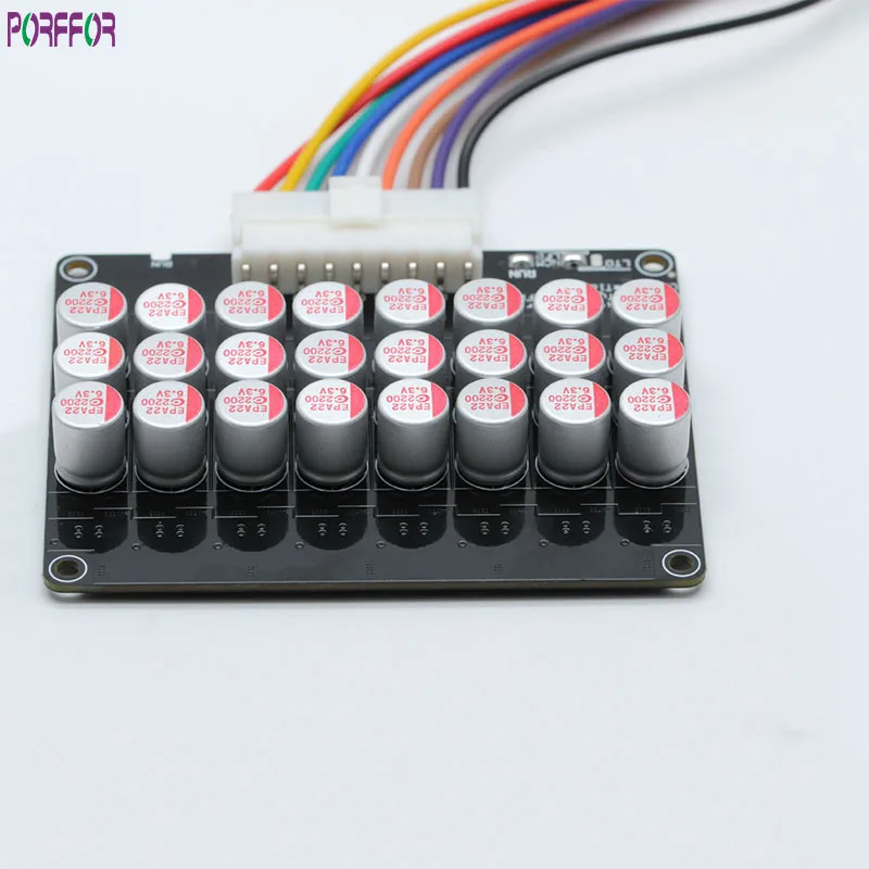 Porffor 12s балансировки 14s 16s 48v 4s эквалайзер обеспечивающий 5a 20 lifepo4 8s